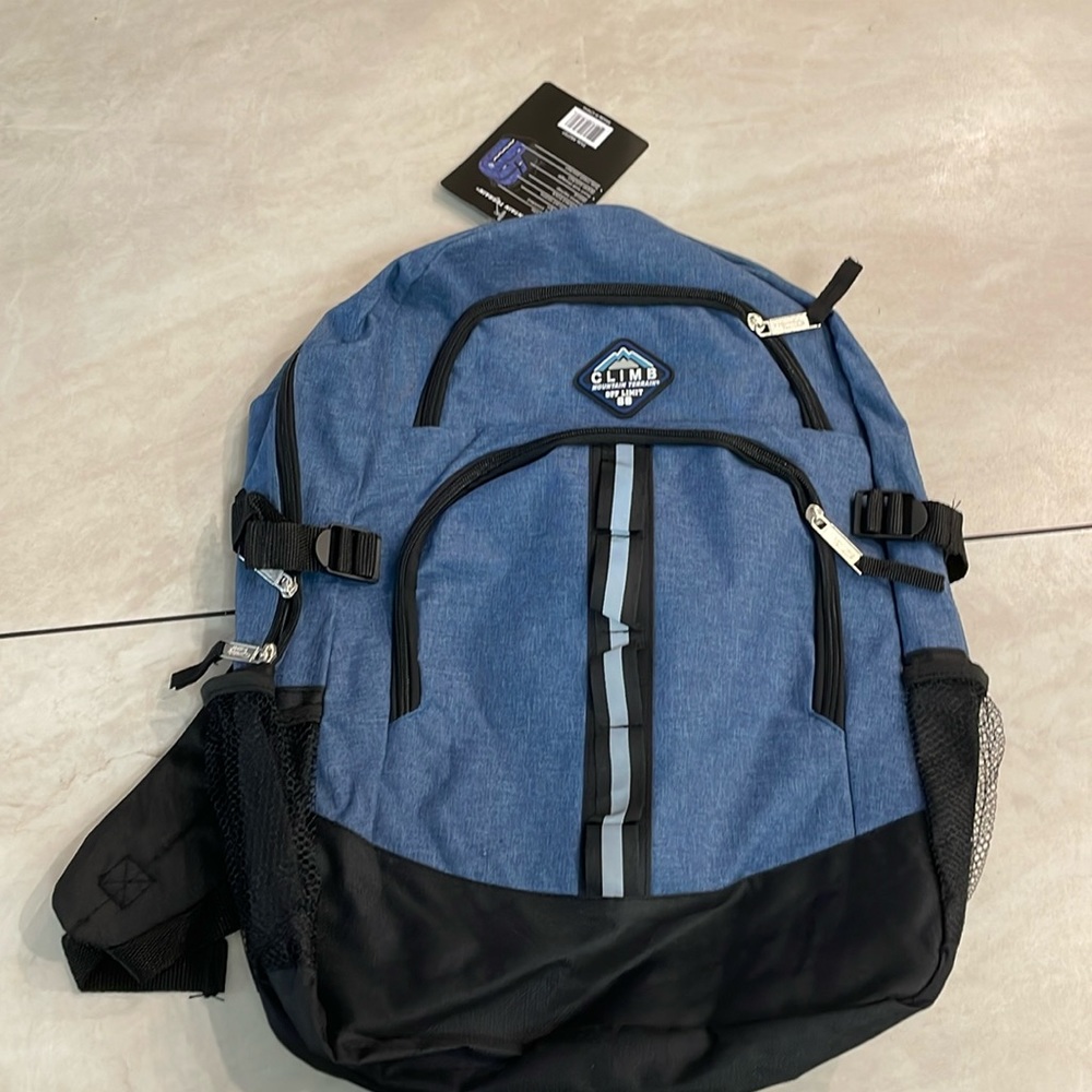 Mountain Terrain backpack with laptop sleeve